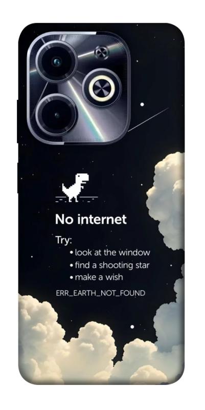 Чехол itsPrint Earth not found для Infinix Hot 40i, космос, купить оптом с доставкой