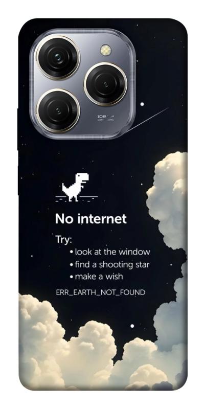 Чехол itsPrint Earth not found для TECNO Spark 20 Pro, космос, купить оптом с доставкой