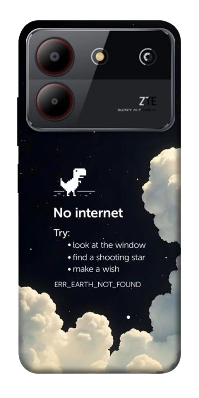 Чехол itsPrint Earth not found для ZTE Blade A54 4G, космос, купить оптом с доставкой