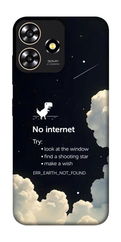 Чехол itsPrint Earth not found для ZTE Blade A73 4G, космос, купить оптом с доставкой