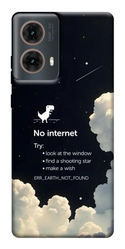 Чехол itsPrint Earth not found для Motorola Moto G85, космос, купить оптом с доставкой