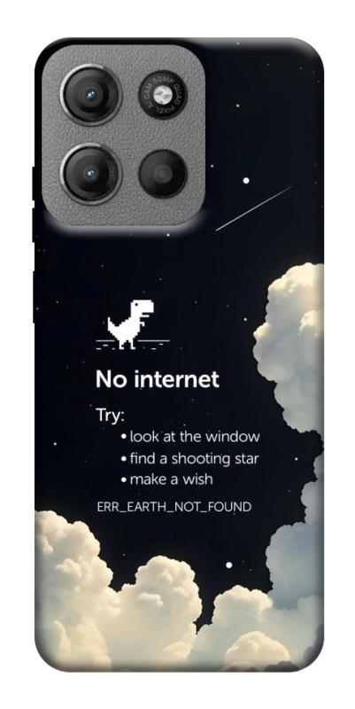 Чехол itsPrint Earth not found для Motorola Moto G15 4G, космос, купить оптом с доставкой