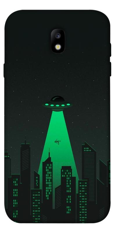 Чехол itsPrint Green ufo для Samsung J730 Galaxy J7 (2017), космос, купить оптом с доставкой