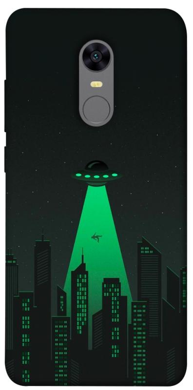 Чехол itsPrint Green ufo для Xiaomi Redmi 5 Plus / Redmi Note 5 (Single Camera), космос, купить оптом с доставкой