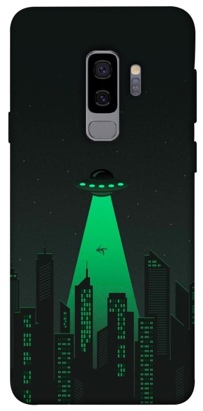 Чехол itsPrint Green ufo для Samsung Galaxy S9+, космос, купить оптом с доставкой