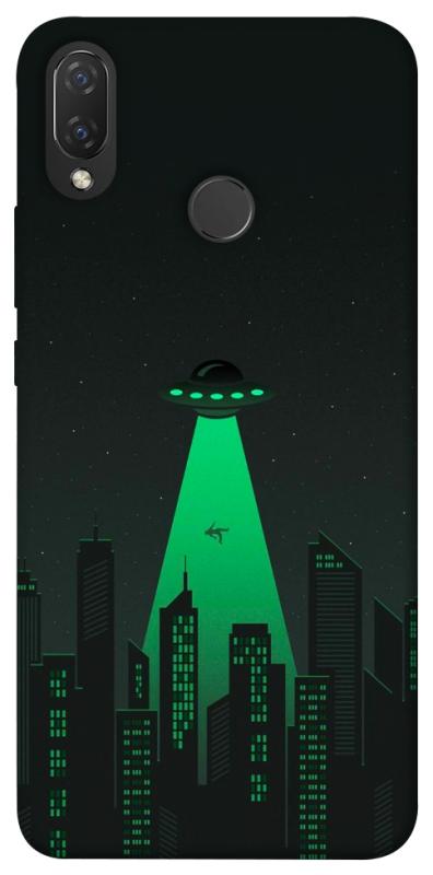 Чехол itsPrint Green ufo для Huawei P Smart+ (nova 3i), космос, купить оптом с доставкой