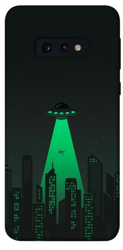 Чехол itsPrint Green ufo для Samsung Galaxy S10e, космос, купить оптом с доставкой