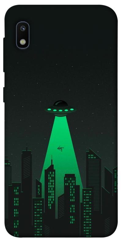 Чехол itsPrint Green ufo для Samsung Galaxy A10 (A105F), космос, купить оптом с доставкой