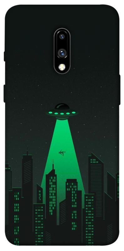 Чехол itsPrint Green ufo для OnePlus 7, космос, купить оптом с доставкой