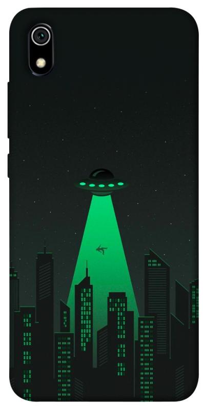Чехол itsPrint Green ufo для Xiaomi Redmi 7A, космос, купить оптом с доставкой