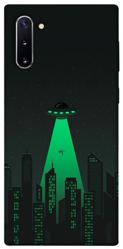 Чехол itsPrint Green ufo для Samsung Galaxy Note 10, космос, купить оптом с доставкой