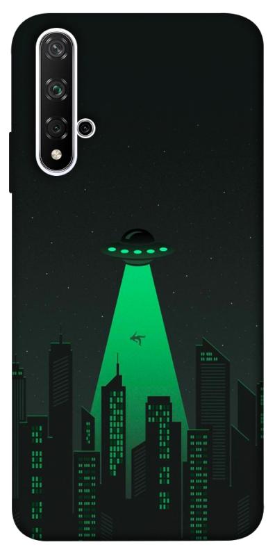 Чехол itsPrint Green ufo для Huawei Honor 20 / Nova 5T, космос, купить оптом с доставкой