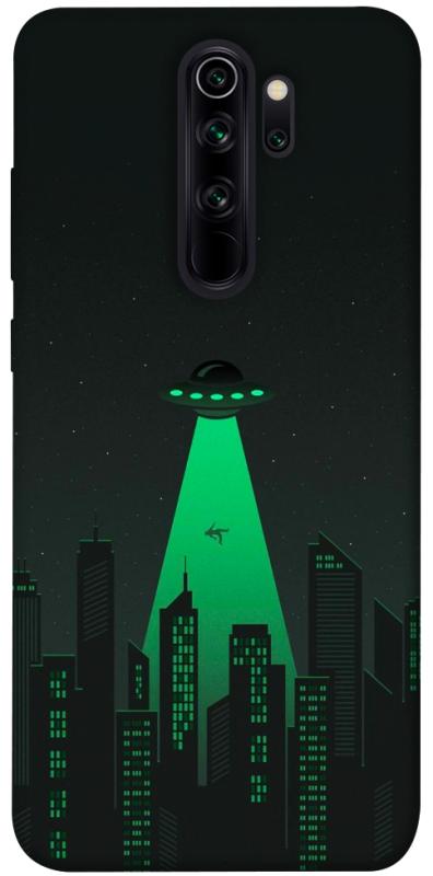 Чехол itsPrint Green ufo для Xiaomi Redmi Note 8 Pro, космос, купить оптом с доставкой