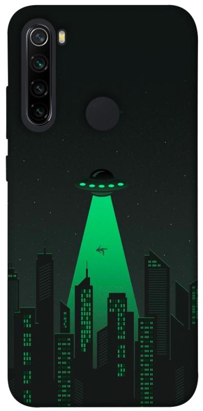 Чехол itsPrint Green ufo для Xiaomi Redmi Note 8, космос, купить оптом с доставкой