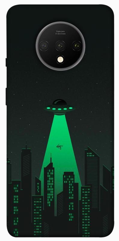Чохол itsPrint Green ufo для OnePlus 7T, космос, купити оптом з доставкою