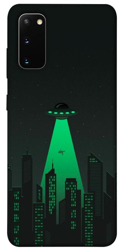 Чехол itsPrint Green ufo для Samsung Galaxy S20, космос, купить оптом с доставкой
