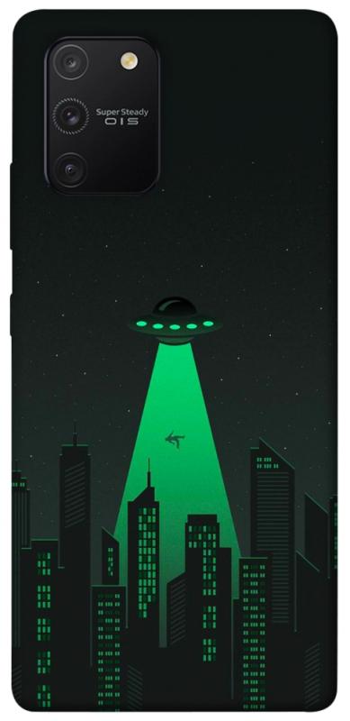 Чехол itsPrint Green ufo для Samsung Galaxy S10 Lite, космос, купить оптом с доставкой