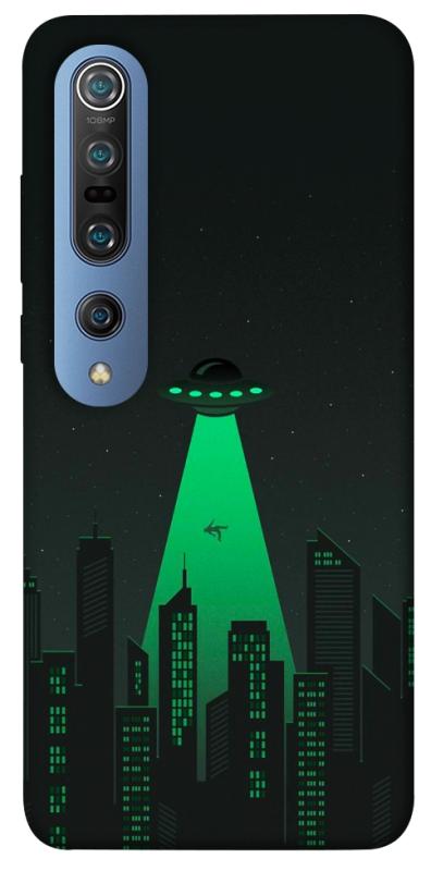 Чехол itsPrint Green ufo для Xiaomi Mi 10 / Mi 10 Pro, космос, купить оптом с доставкой