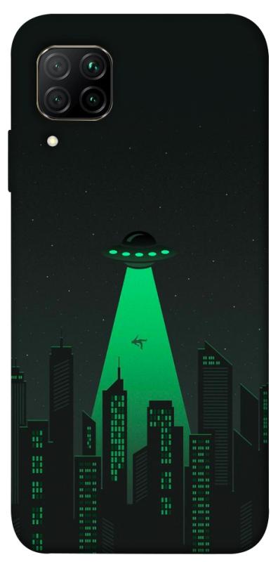 Чехол itsPrint Green ufo для Huawei P40 Lite, космос, купить оптом с доставкой
