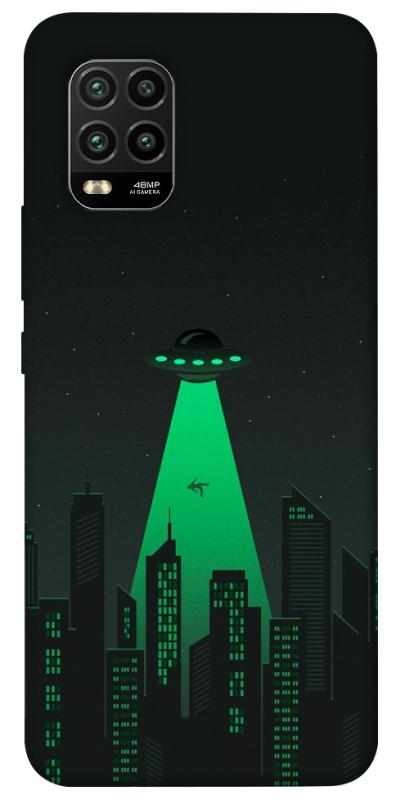 Чехол itsPrint Green ufo для Xiaomi Mi 10 Lite, космос, купить оптом с доставкой