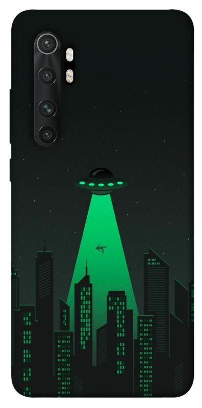 Чехол itsPrint Green ufo для Xiaomi Mi Note 10 Lite, космос, купить оптом с доставкой