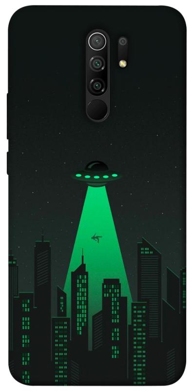 Чехол itsPrint Green ufo для Xiaomi Redmi 9, космос, купить оптом с доставкой