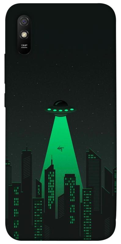 Чехол itsPrint Green ufo для Xiaomi Redmi 9A, космос, купить оптом с доставкой