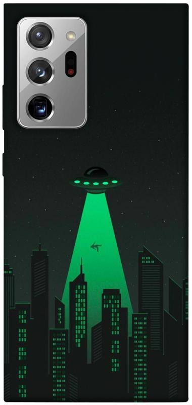 Чехол itsPrint Green ufo для Samsung Galaxy Note 20 Ultra, космос, купить оптом с доставкой