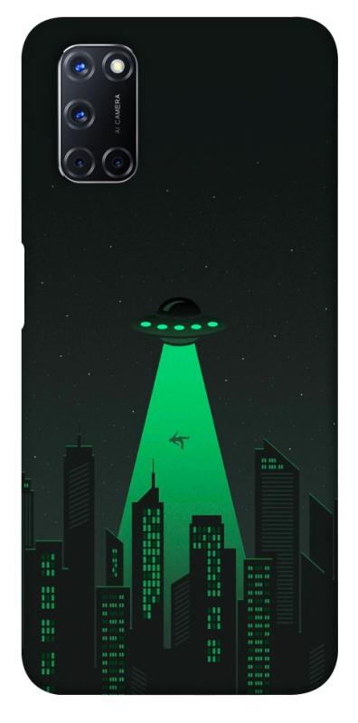 Чехол itsPrint Green ufo для Oppo A52 / A72 / A92, космос, купить оптом с доставкой