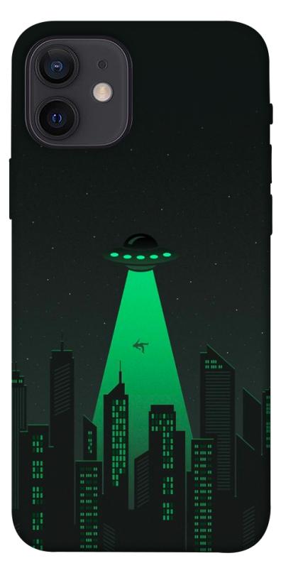 Чехол itsPrint Green ufo для Apple iPhone 12 Pro (6.1"), космос, купить оптом с доставкой