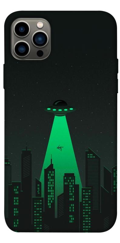 Чехол itsPrint Green ufo для Apple iPhone 12 Pro (6.1"), космос, купить оптом с доставкой