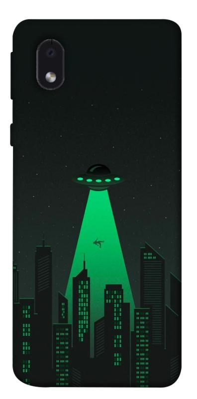 Чехол itsPrint Green ufo для Samsung Galaxy M01 Core / A01 Core, космос, купить оптом с доставкой
