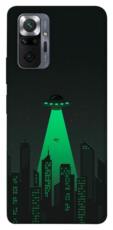Чехол itsPrint Green ufo для Xiaomi Redmi Note 10 Pro, космос, купить оптом с доставкой