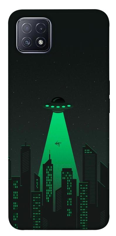 Чехол itsPrint Green ufo для Oppo A73, космос, купить оптом с доставкой
