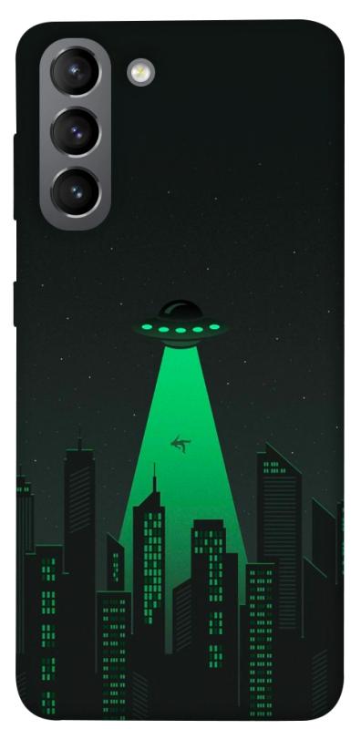 Чехол itsPrint Green ufo для Samsung Galaxy S21, космос, купить оптом с доставкой