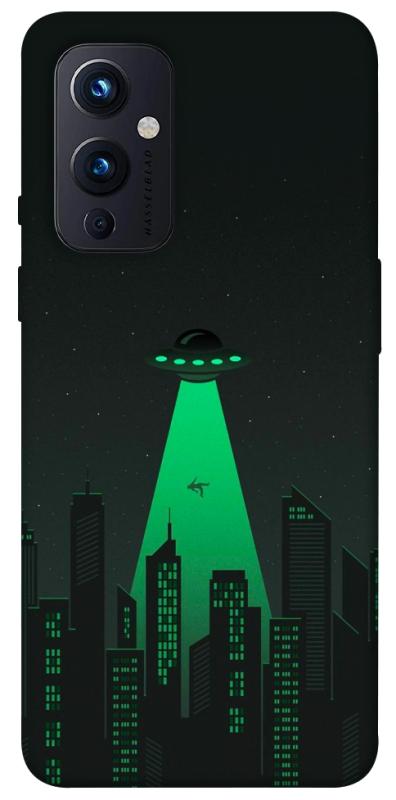 Чехол itsPrint Green ufo для OnePlus 9, космос, купить оптом с доставкой