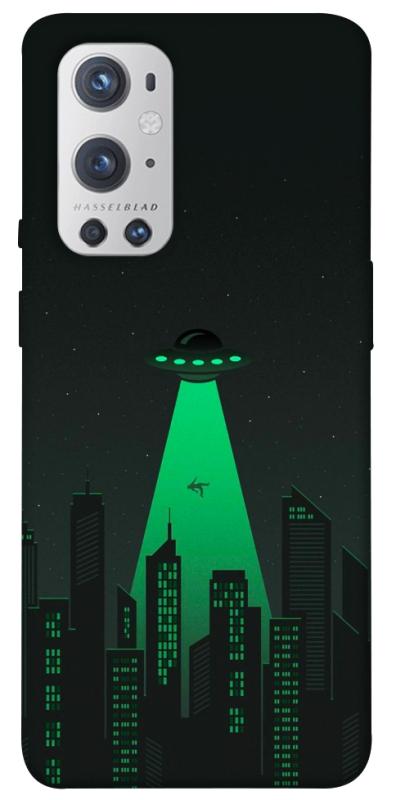 Чехол itsPrint Green ufo для OnePlus 9 Pro, космос, купить оптом с доставкой