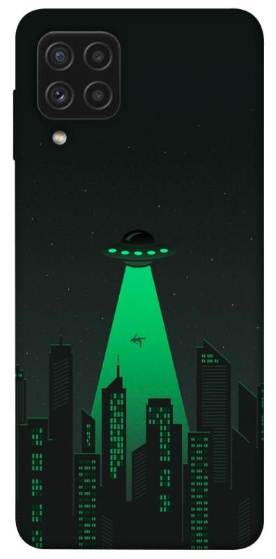 Чехол itsPrint Green ufo для Samsung Galaxy A22 4G, космос, купить оптом с доставкой