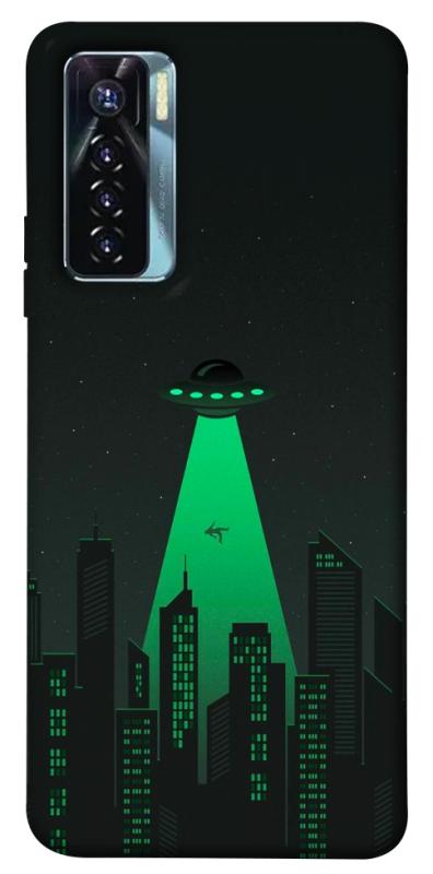 Чехол itsPrint Green ufo для TECNO Camon 17 Pro, космос, купить оптом с доставкой