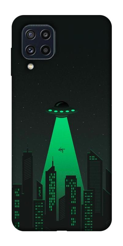 Чехол itsPrint Green ufo для Samsung Galaxy M32, космос, купить оптом с доставкой