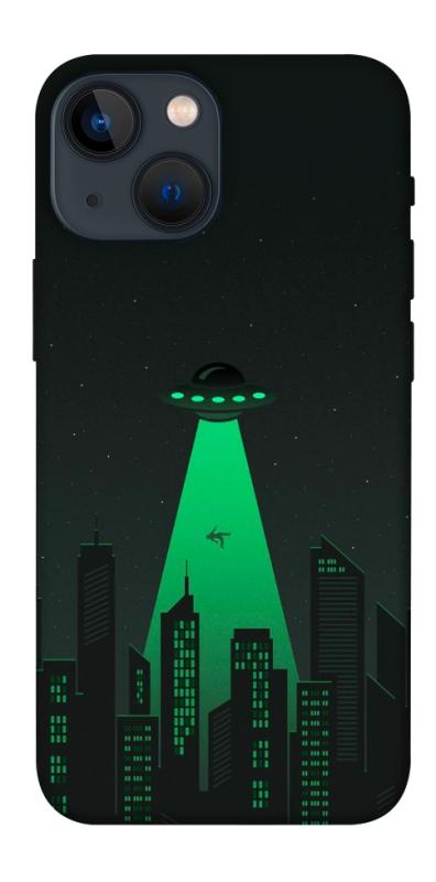 Чохол itsPrint Green ufo для Apple iPhone 13 mini (5.4"), космос, купити оптом з доставкою