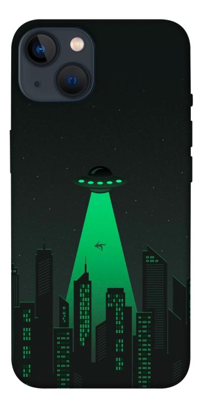 Чехол itsPrint Green ufo для Apple iPhone 13 (6.1"), космос, купить оптом с доставкой