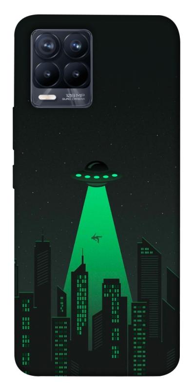 Чохол itsPrint Green ufo для Realme 8, космос, купити оптом з доставкою