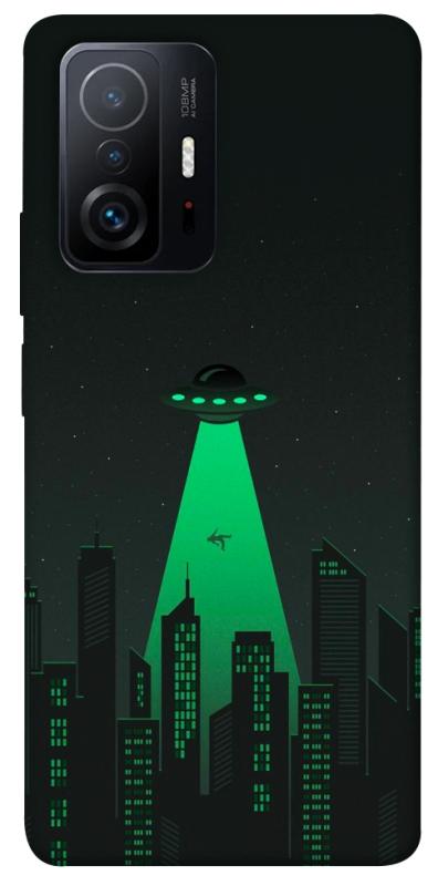 Чехол itsPrint Green ufo для Xiaomi 11T / 11T Pro, космос, купить оптом с доставкой