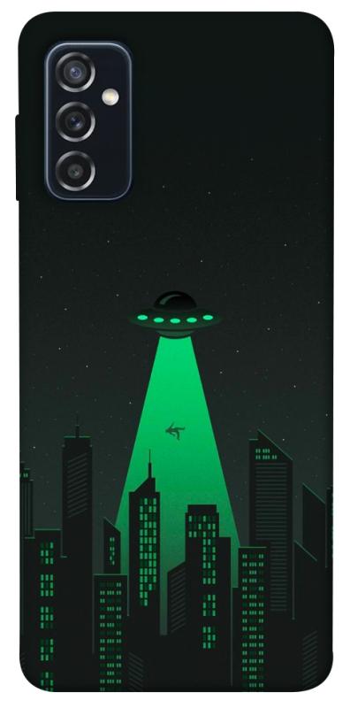 Чехол itsPrint Green ufo для Samsung Galaxy M52, космос, купить оптом с доставкой