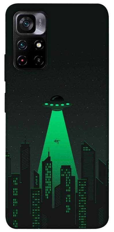 Чехол itsPrint Green ufo для Xiaomi Poco M4 Pro 5G, космос, купить оптом с доставкой