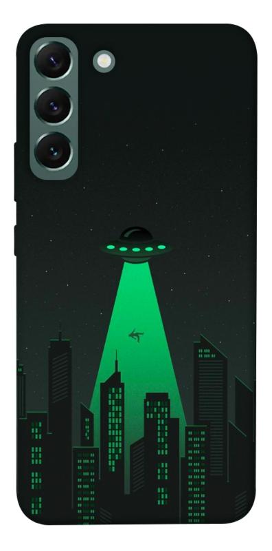 Чехол itsPrint Green ufo для Samsung Galaxy S22+, космос, купить оптом с доставкой
