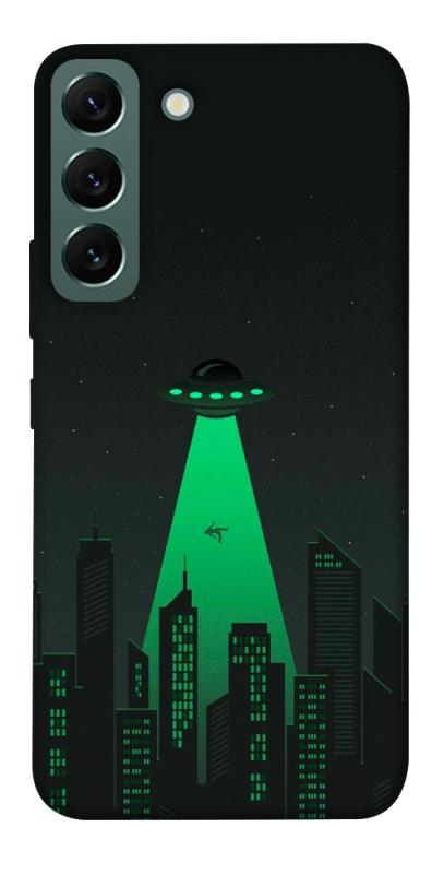 Чехол itsPrint Green ufo для Samsung Galaxy S22, космос, купить оптом с доставкой