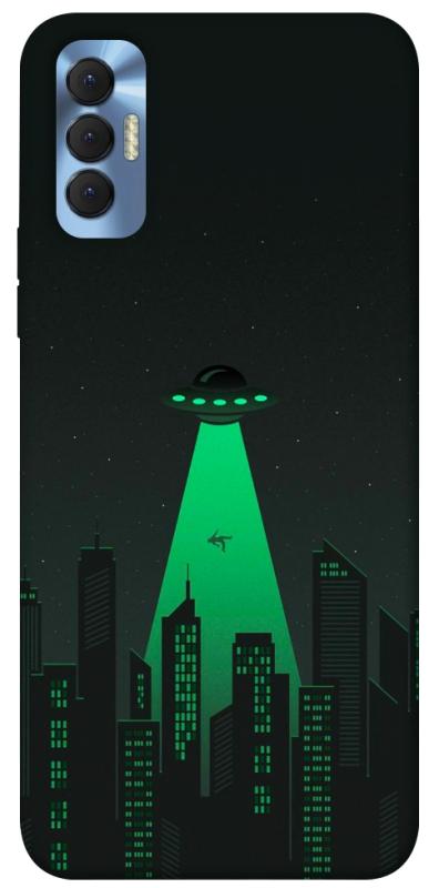 Чехол itsPrint Green ufo для TECNO Spark 8P, космос, купить оптом с доставкой