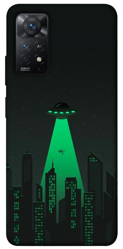Чехол itsPrint Green ufo для Xiaomi Redmi Note 11 Pro 4G/5G, космос, купить оптом с доставкой